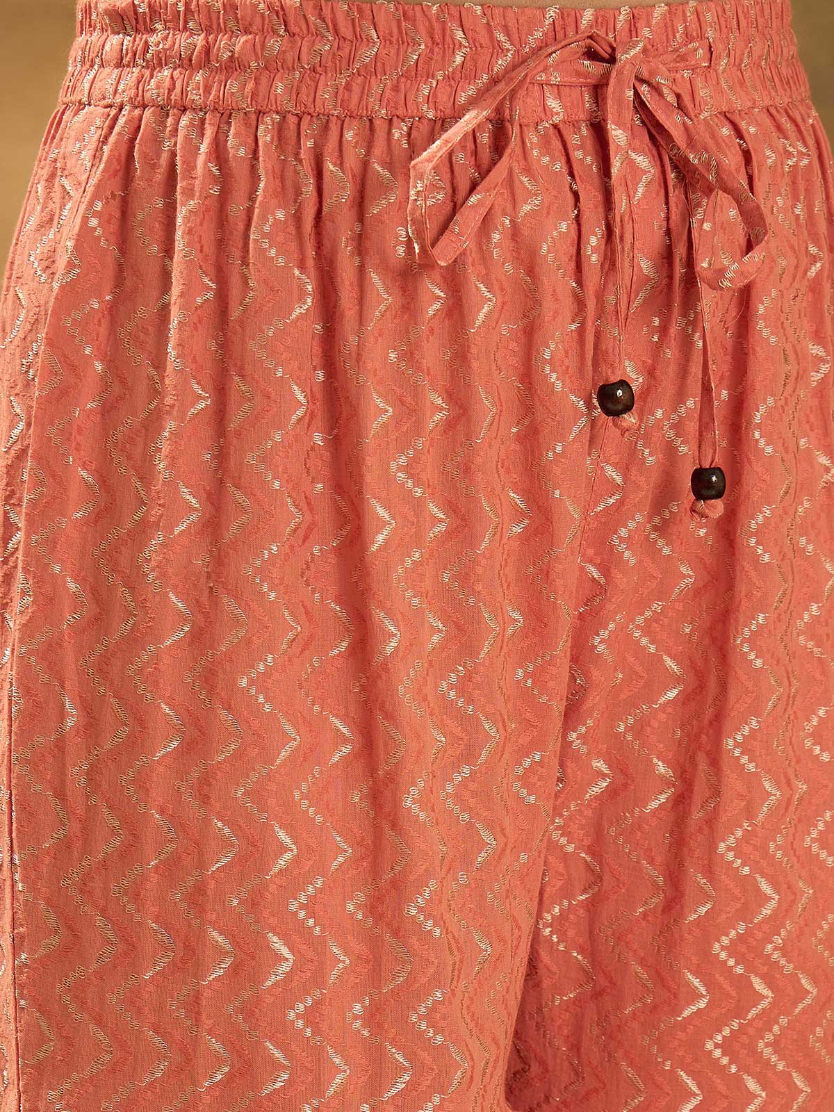 Women Ethnic Motifs Embroidered Cotton Kurta with Sharara & Dupatta