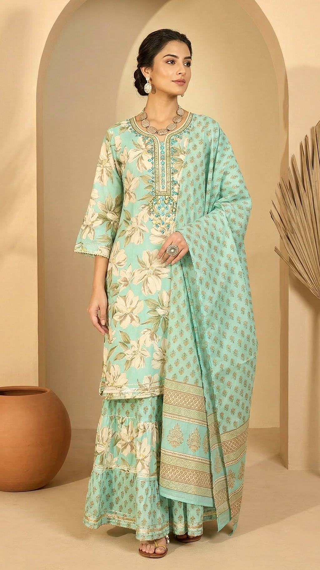 Kurta set, 3-Piece, Daylist, Daylist.in
