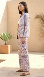 Daylist Patchwork Print Shirt & Wide-Leg Trouser Co-ord Set