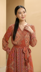 Bohemian Floral Ruffle Maxi Dress | Daylist.in