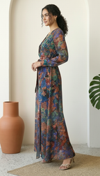 Bohemian Floral & Ruffle Maxi Dresses | Daylist.in Official Store