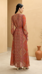 Bohemian Floral Ruffle Maxi Dress | Daylist.in