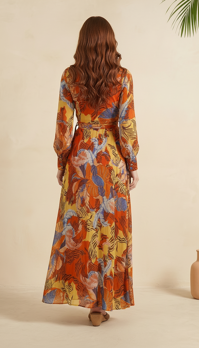 Bohemian Floral & Ruffle Maxi Dresses | Daylist.in